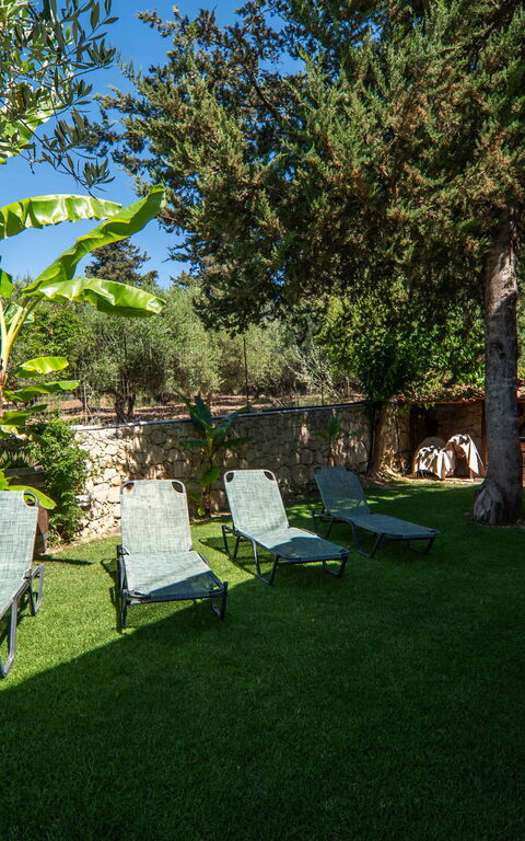 Villa Vrisses: all'aperto, Giardino, Piscina