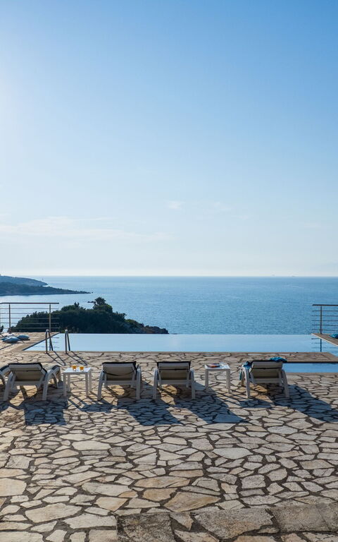 Beachfront Villa Seasun: all'aperto, Piscina, Vista Panoramica