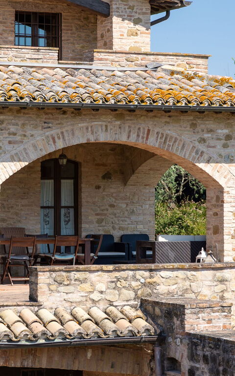 Villa Assisi: all'aperto, Balcone / Terrazza / Patio, Esterni