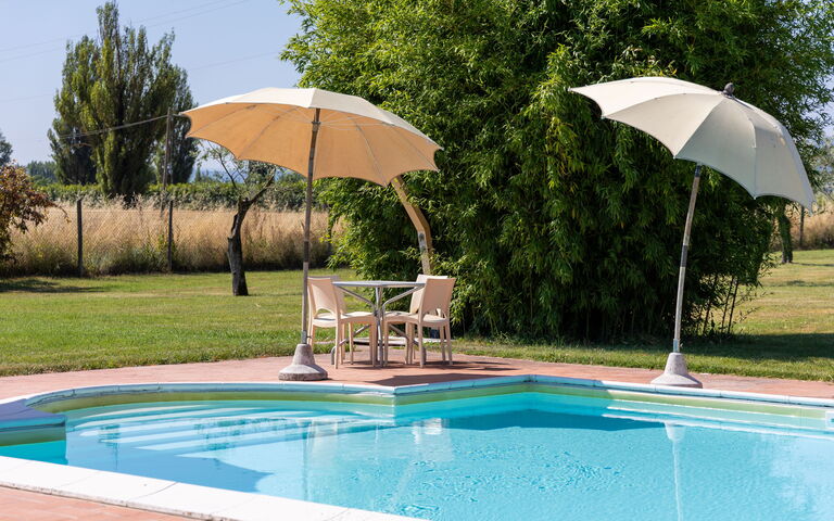 Villa Assisi: all'aperto, Esterni, Giardino, Piscina