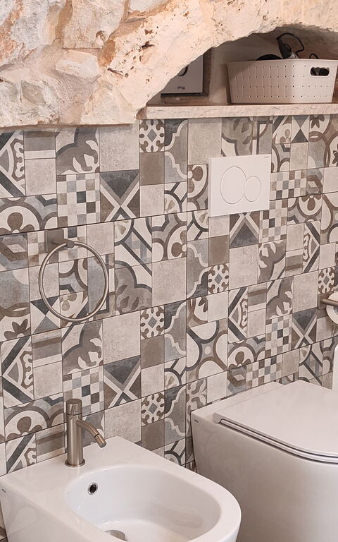 Trullo Santo Stefano: Bagno