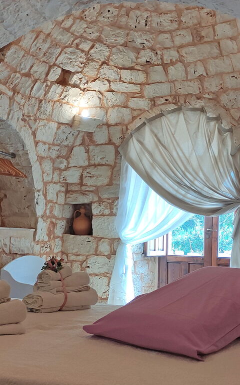 Trullo Santo Stefano: Camera da letto