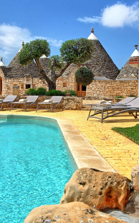 Trullo Santo Stefano: all'aperto, Giardino, Piscina