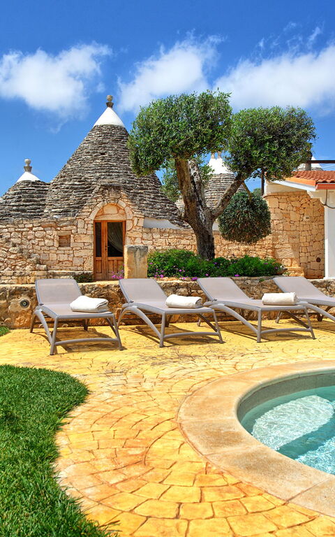 Trullo Santo Stefano: all'aperto, Giardino, Piscina