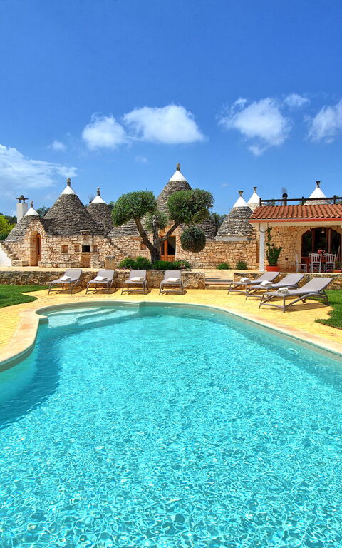 Trullo Santo Stefano: all'aperto, Giardino, Piscina