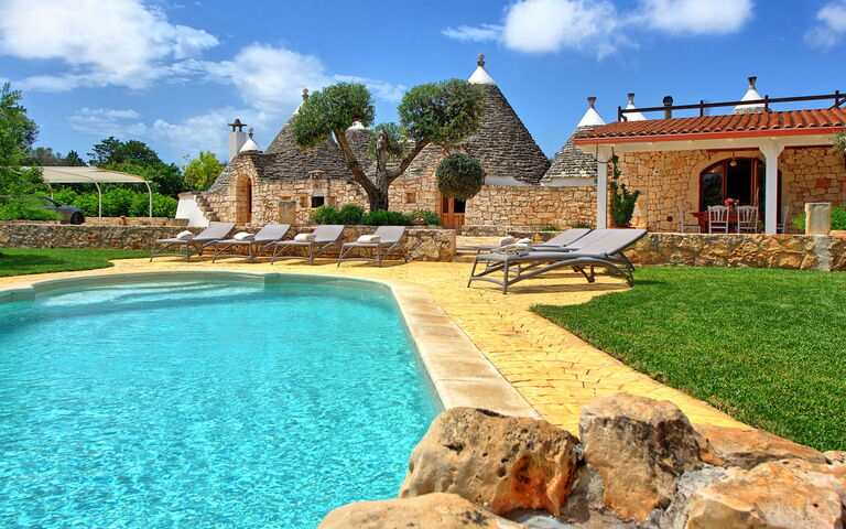 Trullo Santo Stefano: all'aperto, Giardino, Piscina