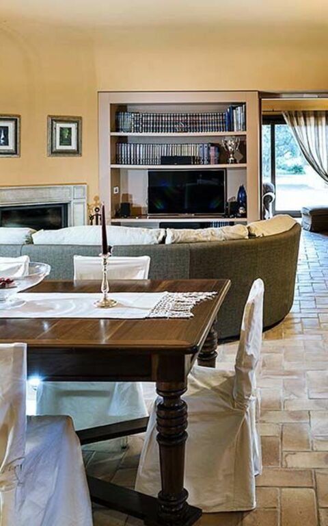 Villa Arangea: Cucina, Sala da pranzo