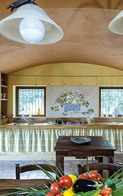 Villa Arangea: Cucina, Sala da pranzo