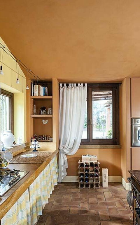 Villa Arangea: Cucina, Sala da pranzo