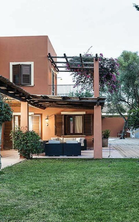 Villa Arangea: Esterni, Giardino