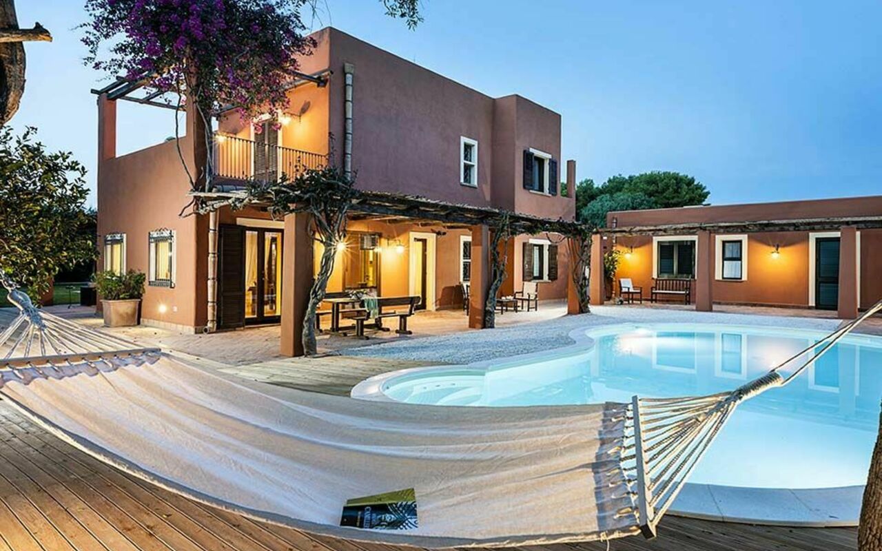 Villa Arangea: Esterni, Piscina