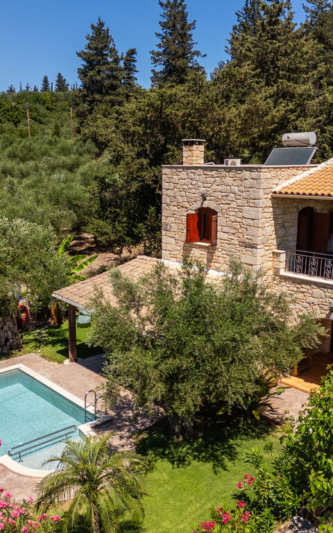 Villa Nipos: all'aperto, Giardino, Piscina