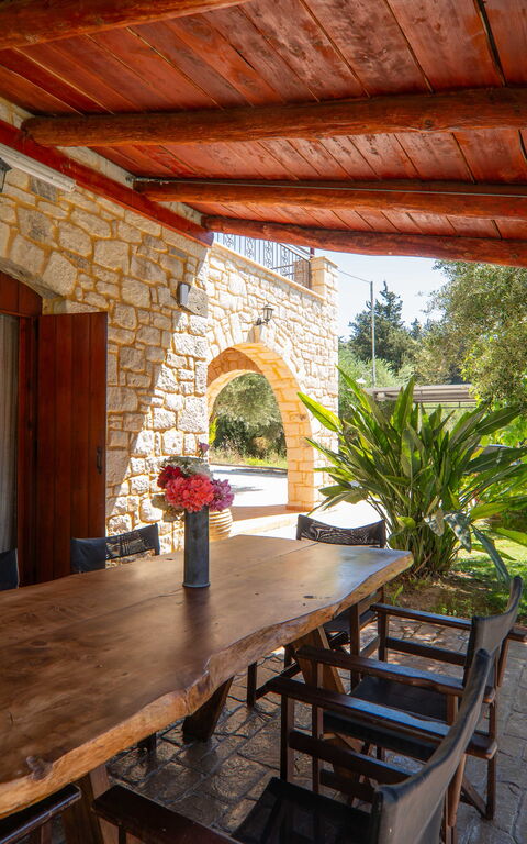 Villa Nipos: all'aperto, Balcone / Terrazza / Patio