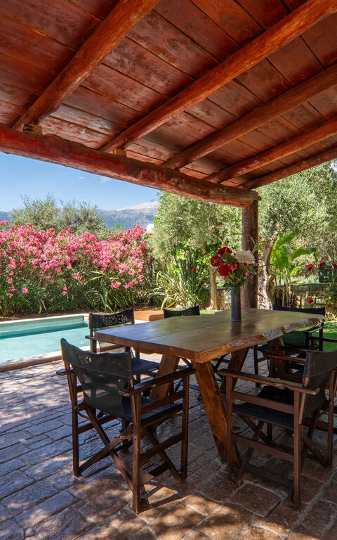 Villa Nipos: all'aperto, Esterni, Piscina