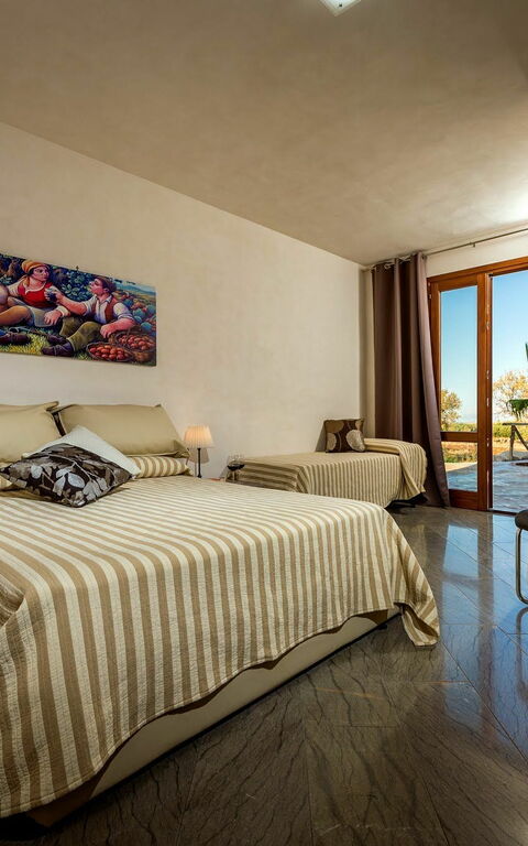 Villa Le Muse: Camera da letto