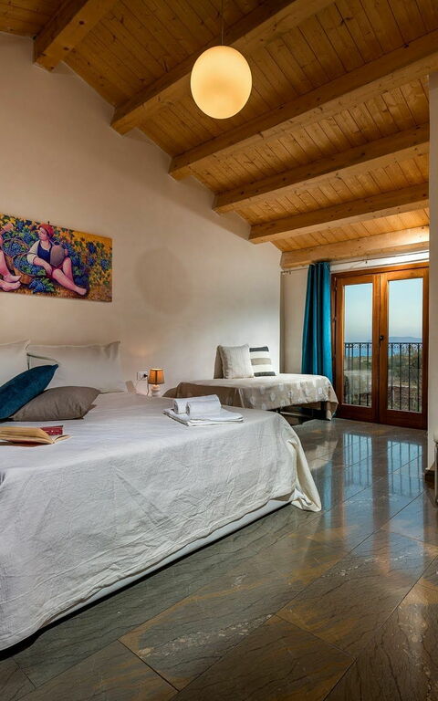 Villa Le Muse: Camera da letto