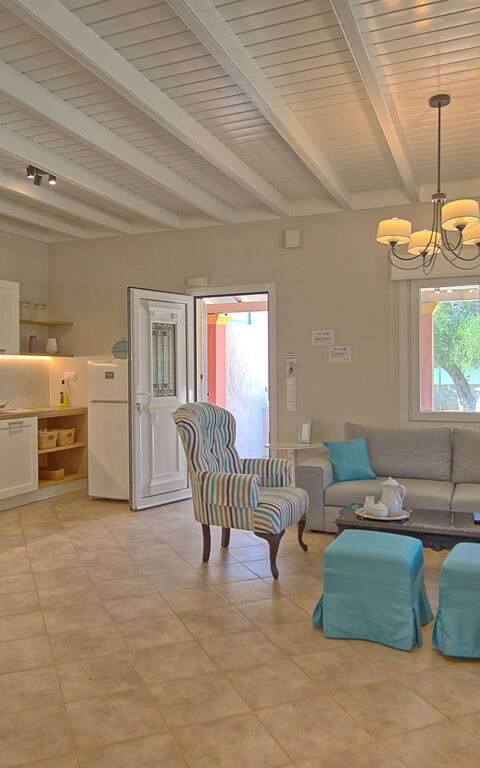 Beach Villa Joanna: Cucina, Sala da pranzo, Soggiorno
