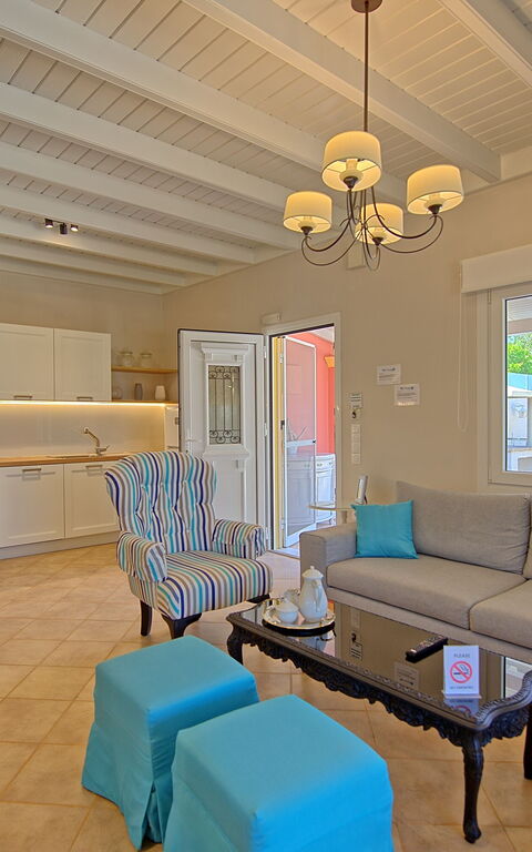 Beach Villa Joanna: Cucina, Sala da pranzo, Soggiorno