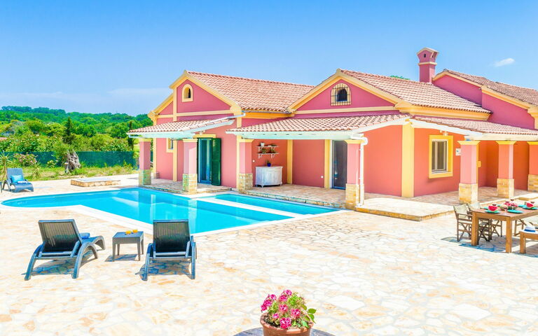 Beach Villa Joanna: all'aperto, Giardino, Piscina