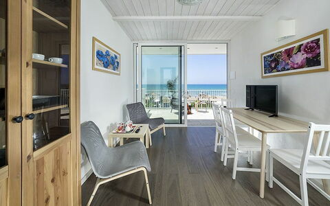 Alloggio Marina: Sala da pranzo, Soggiorno