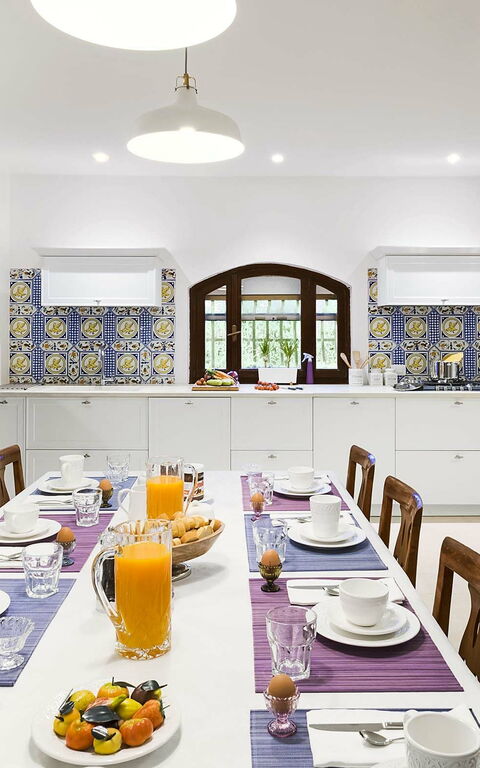 Blu Moon: Cucina, Sala da pranzo