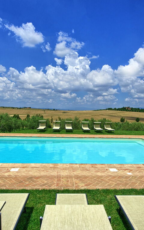 Villa Farneta: Giardino, Piscina