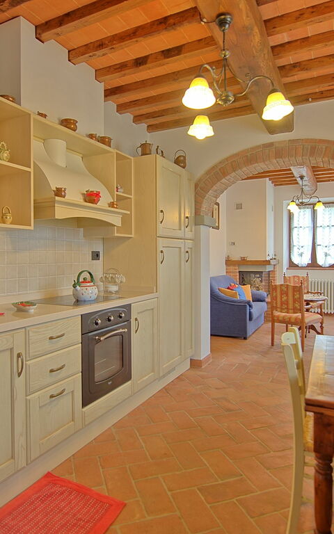 Villa Farneta: Cucina, Sala da pranzo