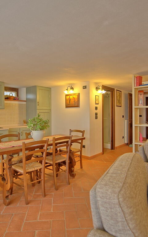 Villa Farneta: Cucina, Sala da pranzo, Soggiorno