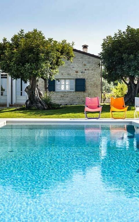 Villa Casi o Cantu: Piscina