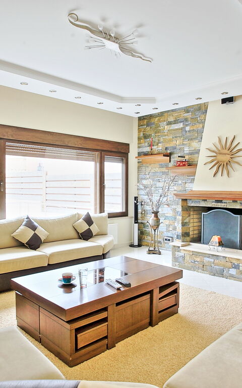 Acharavi Beach Villa: Soggiorno