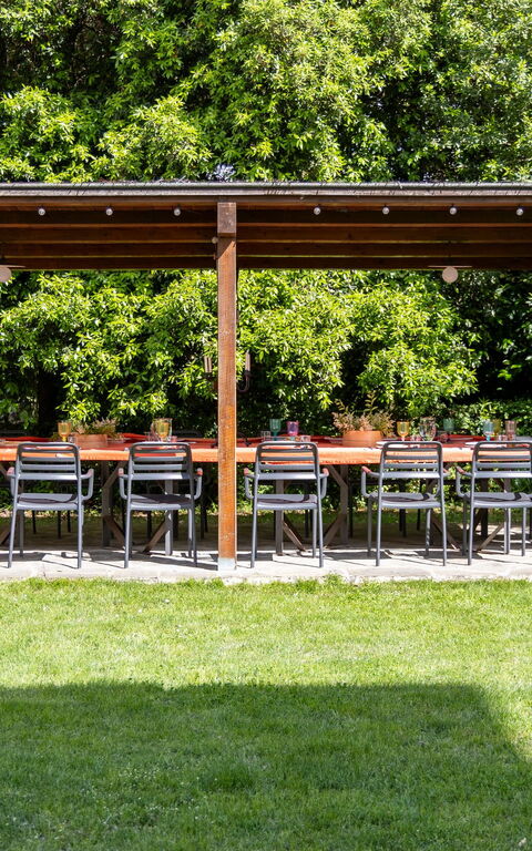 Villa Cangeli: all'aperto, Balcone / Terrazza / Patio, Giardino