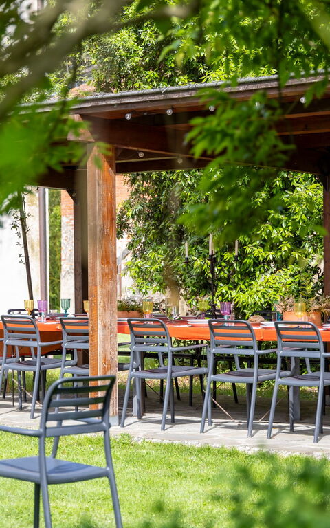 Villa Cangeli: all'aperto, Balcone / Terrazza / Patio, Giardino