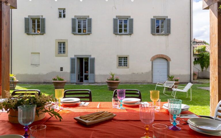 Villa Cangeli: all'aperto, Esterni, Giardino