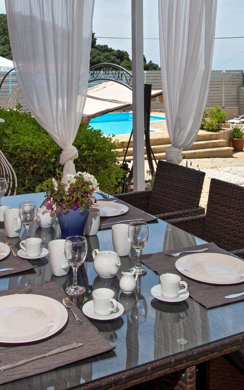 Villa Giador: all'aperto, Balcone / Terrazza / Patio