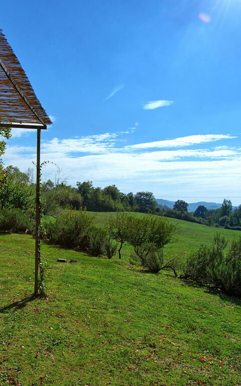 Villa Gualchiere: Giardino, Vista Panoramica