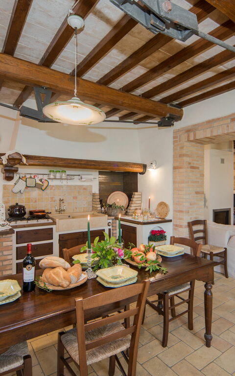 Villa Civita-Old: Cucina, Sala da pranzo