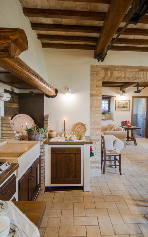Villa Civita-Old: Cucina, Sala da pranzo