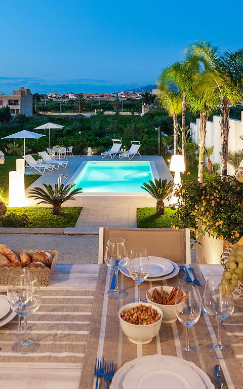 Villa Pigna Bianca: all'aperto