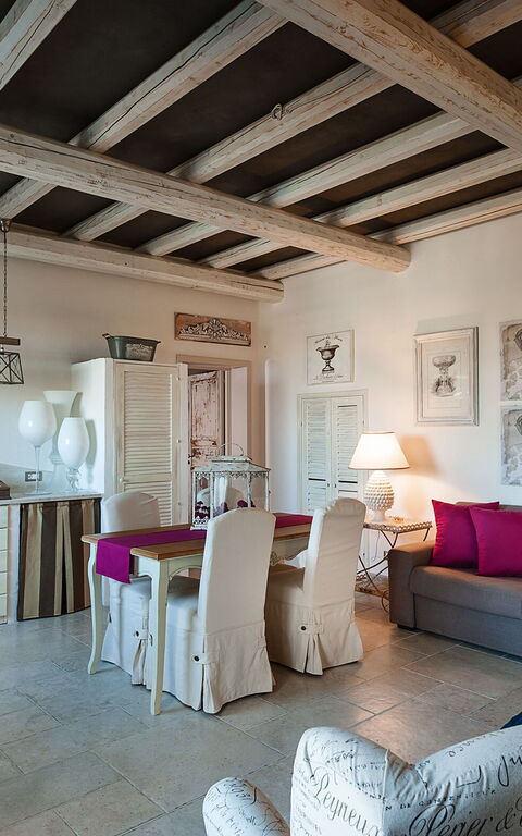 Villa Pigna Bianca: Cucina, Sala da pranzo, Soggiorno