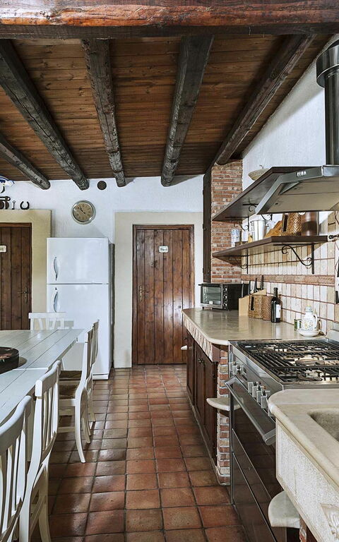 Villa Carolina: Cucina, Sala da pranzo