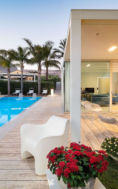 Villa Bellini: Esterni, Piscina