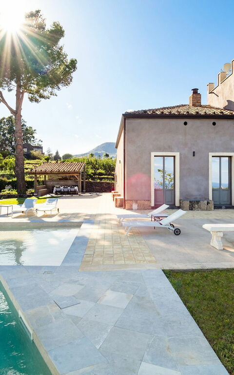 Villa Torre Etnea: all'aperto, Piscina