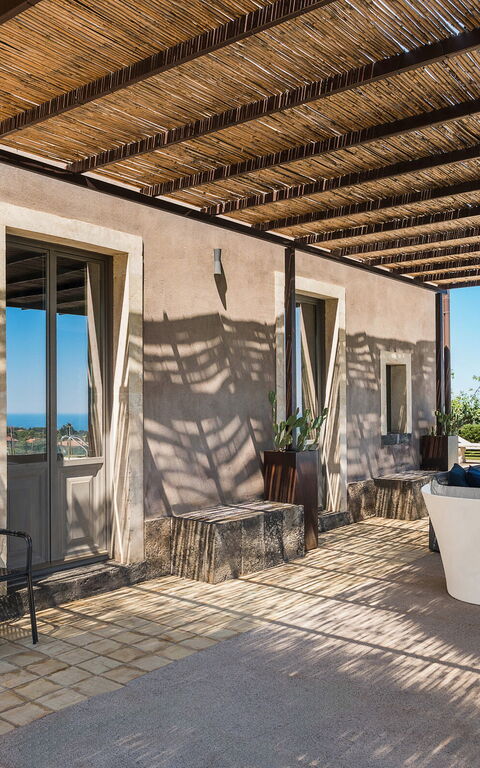 Villa Torre Etnea: all'aperto, Balcone / Terrazza / Patio, Esterni