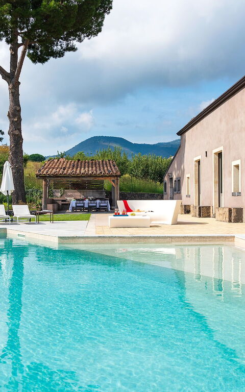 Villa Torre Etnea: Piscina