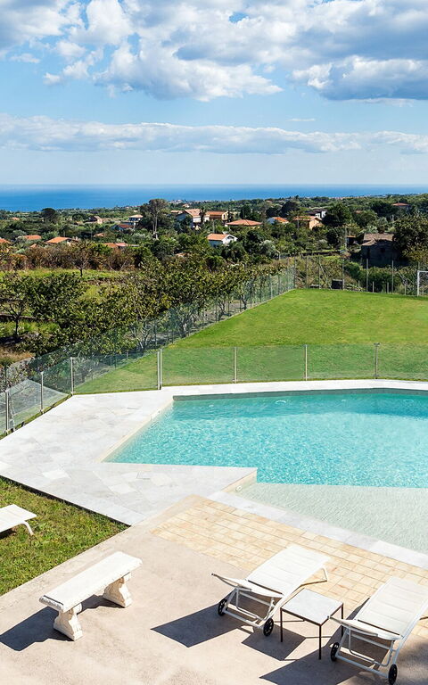 Villa Torre Etnea: Piscina