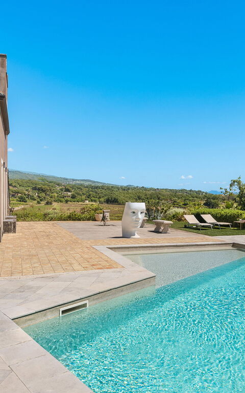 Villa Torre Etnea: all'aperto, Esterni, Piscina