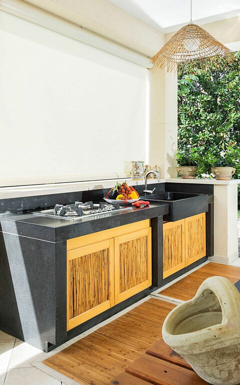 Villa La Plage: Cucina, Servizi