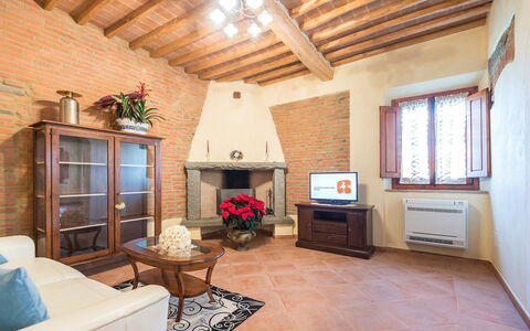 Alloggio Turchese: Cucina, Sala da pranzo, Soggiorno