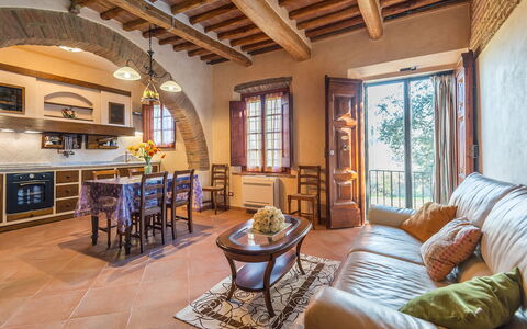 Alloggio Smeraldo: Cucina, Sala da pranzo, Soggiorno