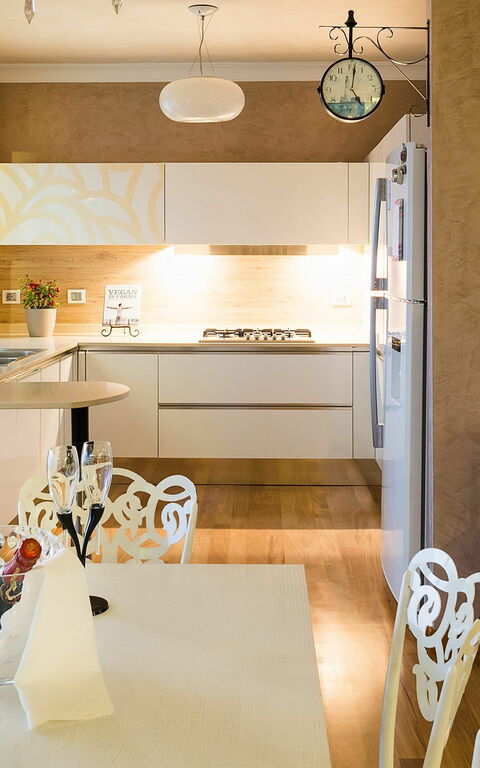 Villa Luce: Cucina, Sala da pranzo